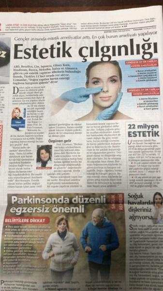 Basında: Estetik çılgınlığı
